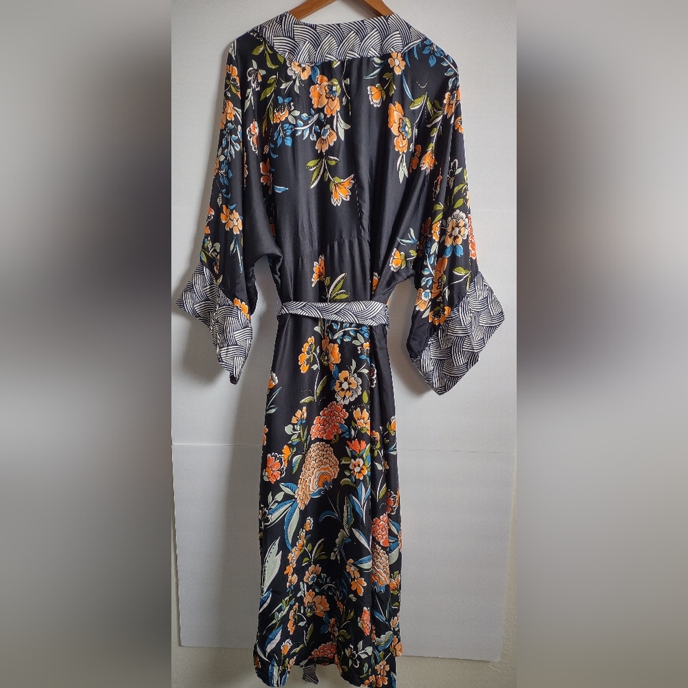 Anthropologie Navy Kimono Robe - Picture 6 of 10